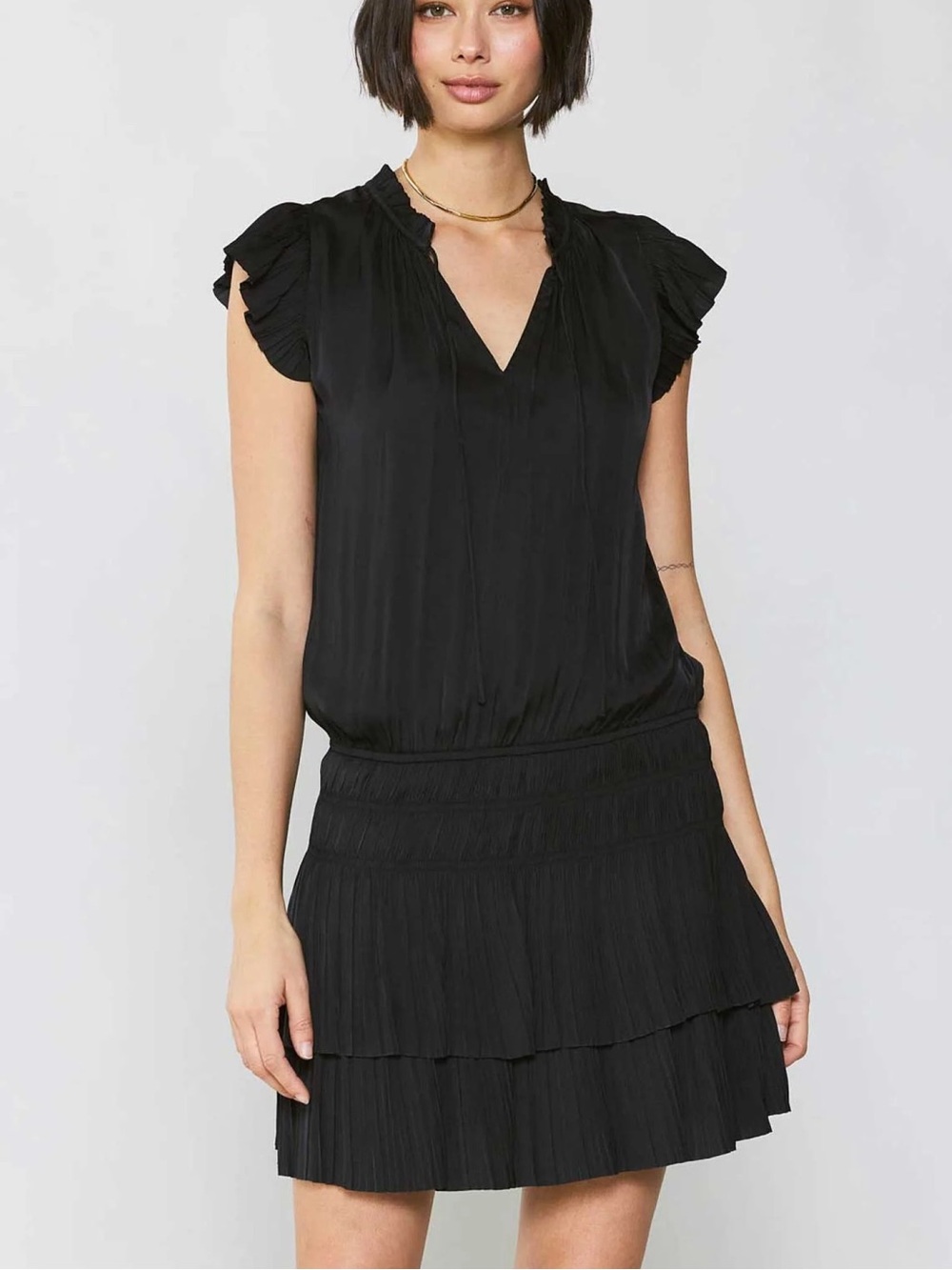Current Air Zoey Pleated Dress sz M
